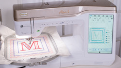 Image of QUILTING AROUND AN EMBROIDERY PATTERN
